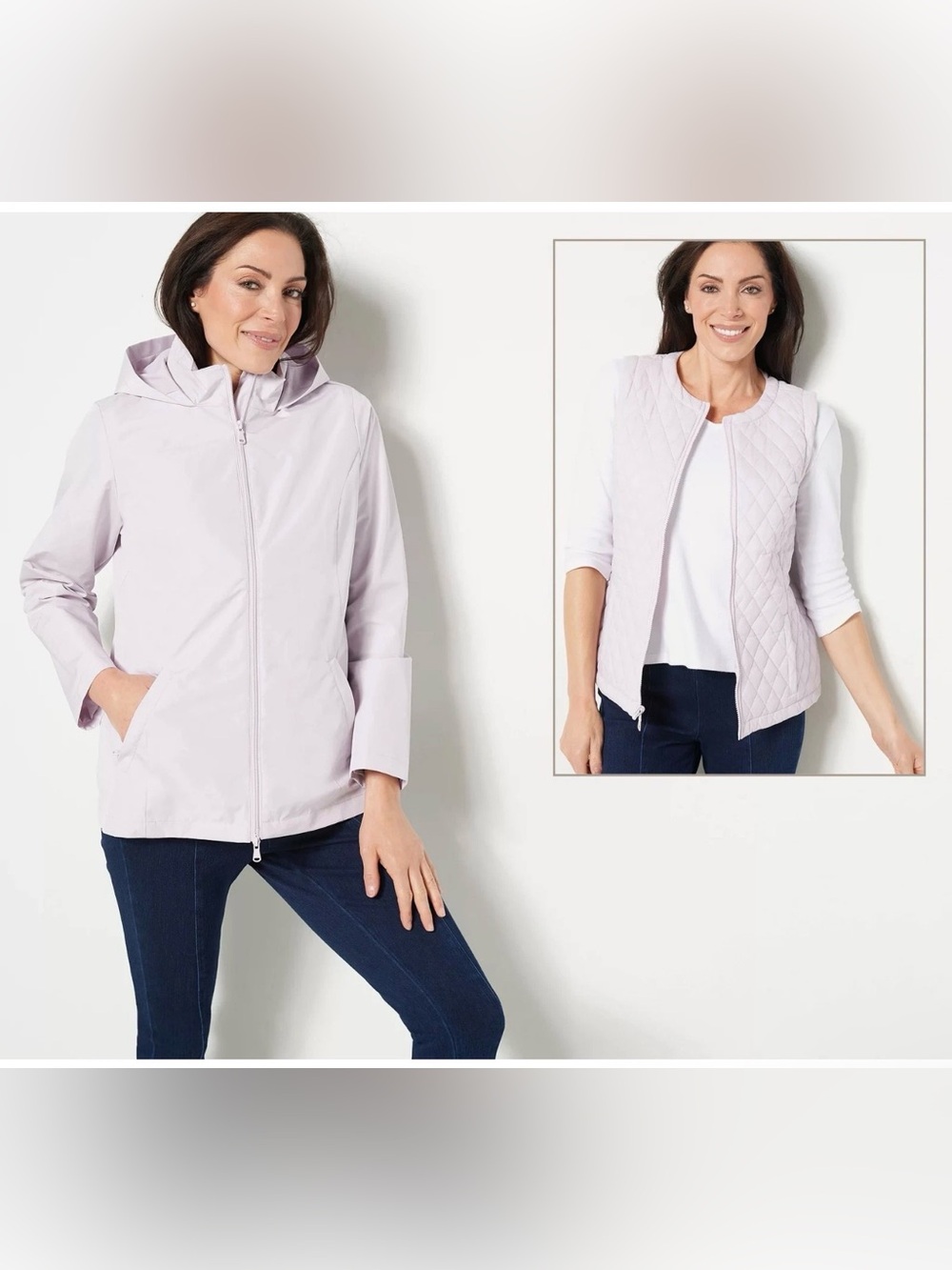 Centigrade 3-in-1 systems jacket w/quilted vest Inner Layer Lilac Purple size S